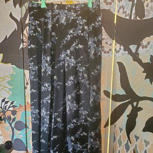 Exact Change Asian Inspired Floral Skirt Size 7